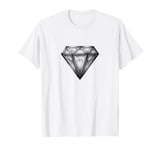 Diamond White Tshirt White Graphic Tee Men Cool Shirts White T-Shirt