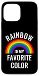 Coque pour iPhone 13 Pro Max Arc-en-ciel LGBTQ Pride Gay Lesbian Rainbow favorite color