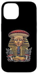 Coque pour iPhone 14 Pharaon King Tut Chapeau de champignon égyptien