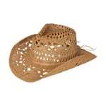 Anti UV Cowboy-hattu naisille Miesten aurinkohatut Aurinkosuojavoide Suurireunainen Floppy Olkihattu Unisex-kesähattu chapeu cowboy sombrero hombre