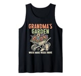 Gardening Grandma Funny Vegetable Garden Sarcastic Gardener Tank Top