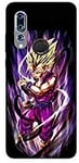 Coque pour Huawei P30 Lite Manga Dragon Ball Sangohan Violet