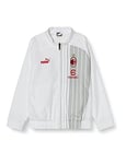 AC Milan 769327 Prematch Jacket Jr Jacket Unisex Kids White-Tango Red 128