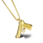 Personlighet Coola presenter Kvinnor Hip-Hop Alloy Chain Pistol hänge halsband