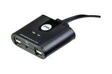 ATEN US224 2-Port USB Peripheral Sharing Device - USB sharing switch til periferiudstyr