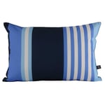 Coussin outdoor rectangulaire à rayures Bleu Marine 50x80 cm