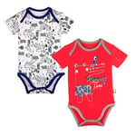 Lot de 2 bodies manches courtes bébé garçon Croco Time - Taille - 18 mois (86 cm)