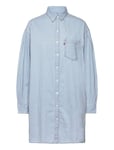 LEVI´S Women Nola Shirt Dress Good Grades 4 Blå