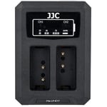 JJC DCH-LPE17 USB Dual Battery Charger -tuplalaturi (Canon LP-E17)