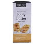 Luxury Spa Non-Oily Hydrating Butter - Milk and Honey by Cuccio Naturale for Unisex - 0.7 oz Body Butter