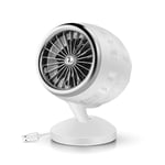 Mini USB Fan Portable Desktop Cooling Fan Air Circulation Fan Double-blade turbofan Cooler 360 Rotation For Home Office 19.5x16x14.2cm-4