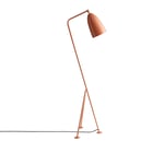 Gubi - Gräshoppa Floor Lamp, Vintage Red Semi Matt - Läslampor - Greta Magnusson Grossman - Röd