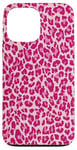 iPhone 13 Pro Max Pink Leopard Cheetah Print Phone Case Animal For Women Cute Case