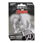 Official Marvel Avengers Thor's Hammer Bottle Opener Keyring Keychain,2 x 3 x 7 cm