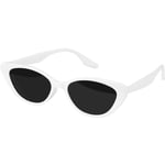 Cat Eye Sunglasses –  White Frames - Barbie Fancy Dress Accessory – TRIXES