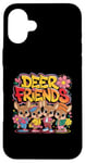 Coque pour iPhone 16 Plus Design Deer Friends Kids – Animaux adorables