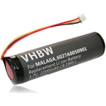vhbw Batterie remplacement pour TomTom 6027A0050901, 6027A0131301, L5, MALAGA pour appareil GPS de navigation (2200mAh, 3,7V, Li-ion)