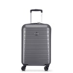 DELSEY PARIS - Segur 2.0 - Valise Cabine Rigide - 55x35x25 cm - 43 Litres - S - Gris