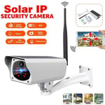 TEMPSA HD 1080P Caméra Surveillance Solaire WiFi Télécommande Étanche