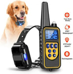 800m Electric Pet Dog Shock Collar Training Collar W/t Remote Rechargeable Ip67