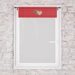 Soleil d'ocre, Brise bise Pur Coton 60x90 cm Love Rouge