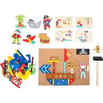 small foot 10226 Hammer game "Pirates" made of wood, cork floor with (US IMPORT)