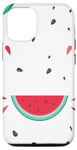 Coque pour iPhone 13 Modèle sans couture de fruits de pastèque, été, melon d'eau