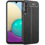 Samsung Galaxy A34 5G      Leather Texture Case    Black