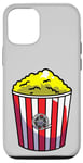 Coque pour iPhone 12/12 Pro Movie and Popcorn Lovers Cinéma Food Theme Party Pop Corn