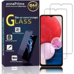 VCOMP® Pour Samsung Galaxy A13 (SM-A137) 4G 6.6": Lot - Pack de 2 Films de protection écran Verre Trempé