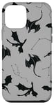 iPhone 12 mini Black Dragon Celestial Stars Mystical Dark Aesthetic Case