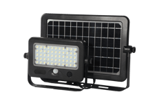 Projecteur LED Extérieur Avec Panneau Solaire Lampe Mural Réverbère Jardin Phare