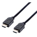 Manhattan HDMI Cable, 4K@30Hz (High Speed), 1.8m, Male to Male, Black