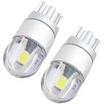 Tlily - 4 Pcs W5W T10 2 smd 3030 led Ampoules Super Blanc Brillant pour la Course de Jour Voiture a L'Exterieur Ampoule Feux 12V Eclairage Plaque