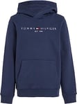 Tommy Hilfiger Unisex Kids Essential Hoodie Ks0ks00213 Hoodies, Blue (Twilight Navy), 3 Years