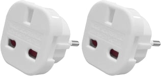 EU  Travel  Adapter ,  UK  to  European  Plug  Adapter ,  Europe  Converter  Typ