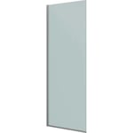 Dansani Match brusevæg, 87 cm, frostet glas, satin profil