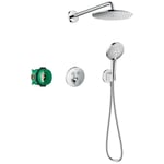 Hansgrohe 27951000 Raindance S Shower System 240 1jet PowderRain with ShowerSelect S Chrome