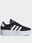 adidas Sportswear Women's VL Court Bold Trainers - Black/White, Black/White, Size 3.5, Women