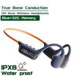 Waterproof Swimming Bone Conduction Headphone Bluetooth Headset Cycling Earphone