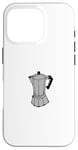 Coque pour iPhone 16 Pro Cafetière expresso