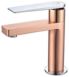 Essebagno 9013079 Allure mitigeur lavabo bas or rose et chromé