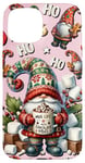 Coque pour iPhone 15 Pink Christmas Must Haves For Girls Mug Life Hot Cocoa Gnome