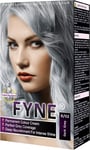 FYNE Dark Grey Permanent Hair Dye for Women - Home Hair Colour Cream with - Easy