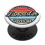 Quelqu'un à Lancaster m'aime City, États-Unis, États-Unis PopSockets PopGrip Adhésif