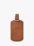 Longchamp Le Foulonné Leather Luggage Tag