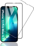 Verre Trempé Pour Iphone 13 Pro Max [2 Pièces],[Couverture Complète]/Sans Bulles/Anti Rayures,Protection Écran Pour Iphone 13 Pro Max