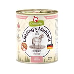 GranataPet Liebling's Mahlzeit Pferd Pur Lot de 6 boîtes de 800 g de Nourriture Humide pour Chien sans céréales ni Sucre ajoutés à Haute teneur en Viande et huiles de qualité supérieure