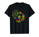 Rubik Rubix Rubics Player Cube Sunflower Color Math Lovers T-Shirt