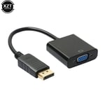 Adaptateur DP vers VGA,convertisseur mâle vers femelle 1080p,pour ordinateur portable,moniteur HDTV,budgétaire